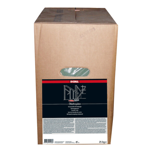 E-COLL Huile copeaux balayeuse 25kg vert