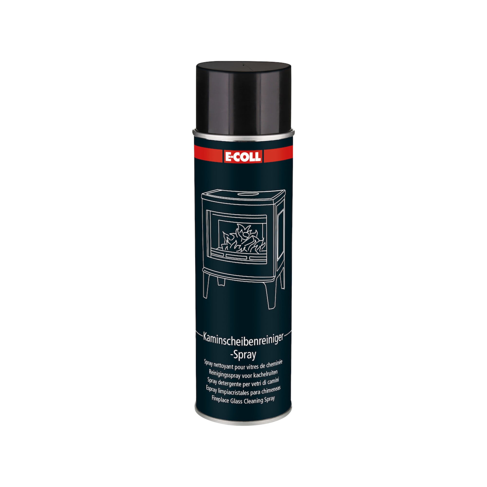 E-COLL Kaminscheibenreiniger 500ml Sprühdose