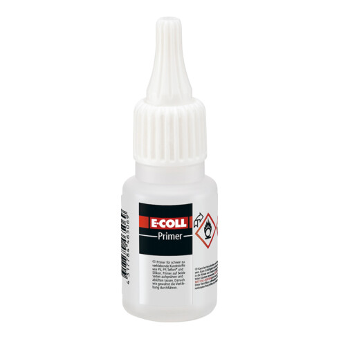 E-COLL Kunststoff-Klebeset 20g Kleber / 15ml Primer
