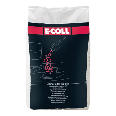 E-COLL Ölbindemittel, Typ III/R, 30L Sack, grob