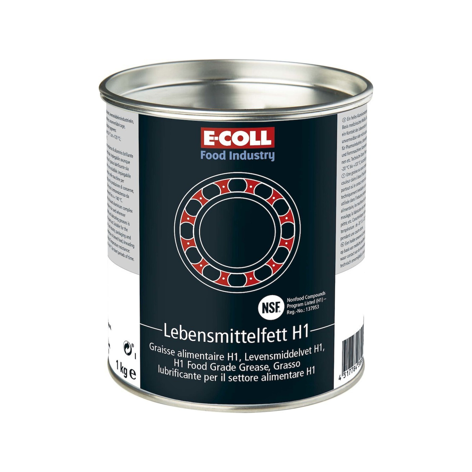 E-COLL Lebensmittelfett, NSF H1 1kg Dose
