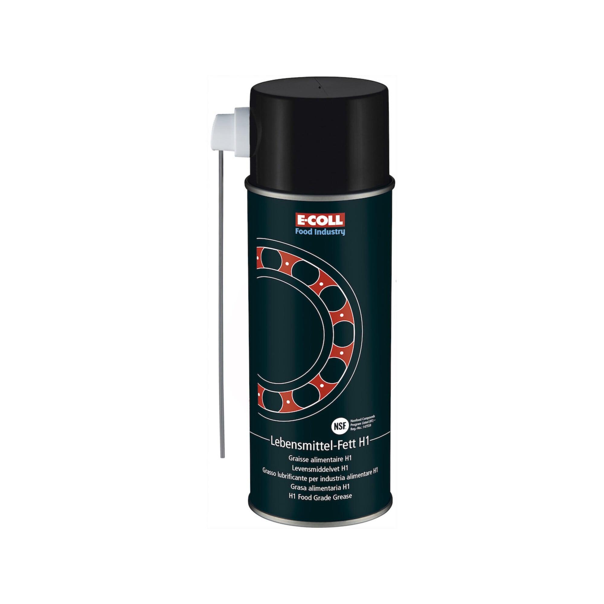 E-COLL Lebensmittelfett, NSF H1 500ml Sprühflasche