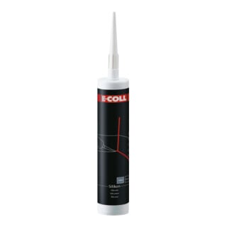 E-COLL Masse d’étanchéité silicone 310 ml gris