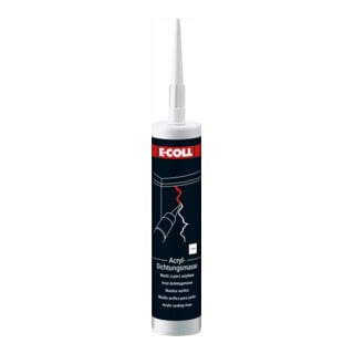 E-COLL Mastic acrylique d’étanchéité 310 ml blanc (F)