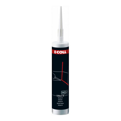 E-COLL Mastic silicone N 310ml gris