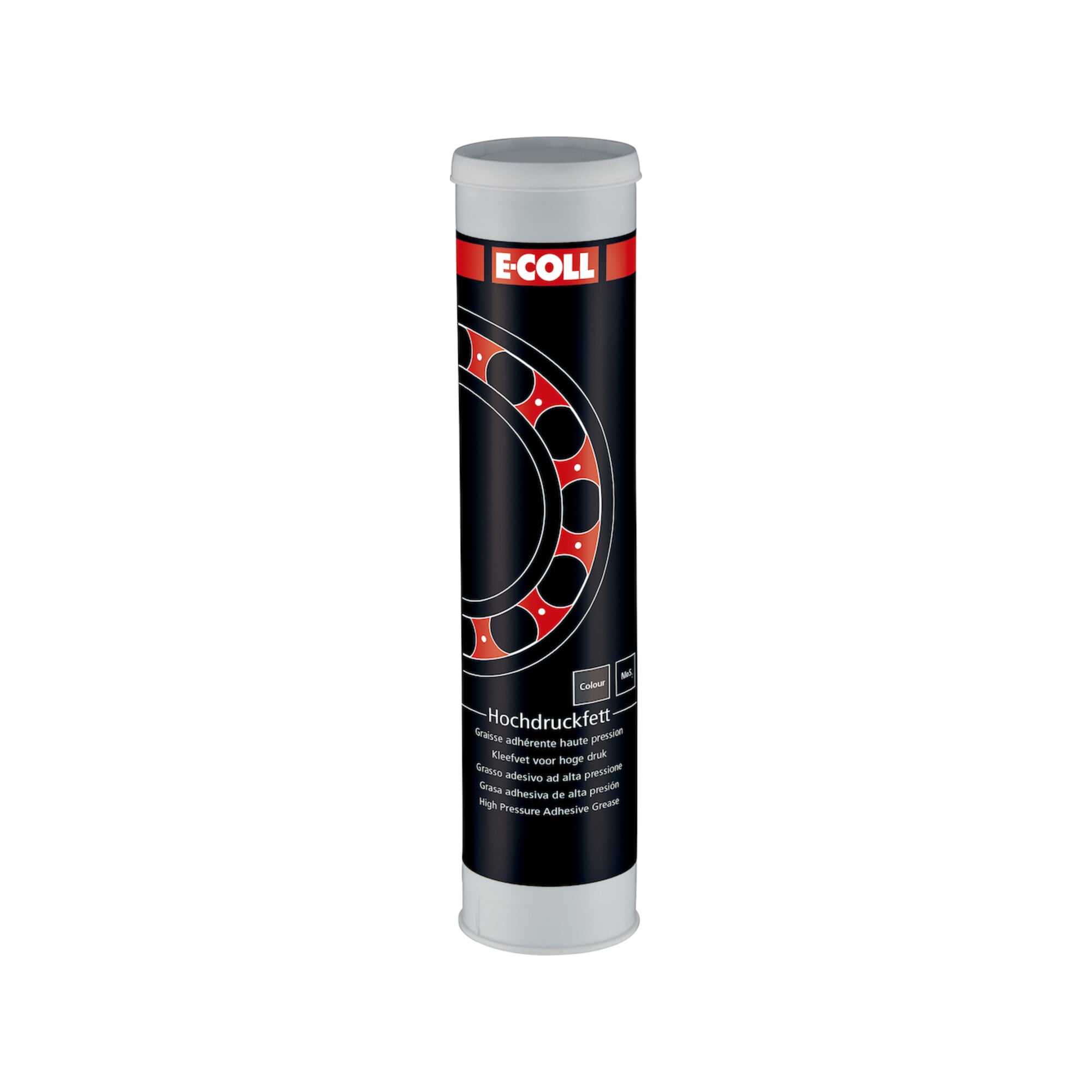 E-COLL MoS2-Hochdruck-Haftfett 400g schwarz/grau