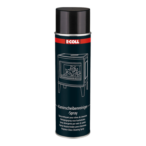 E-COLL Nettoyant pour vitres de cheminée 500 ml en spray