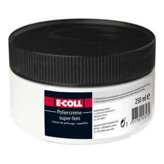 E-COLL Poliercreme, super-fein 250ml Dose, beige