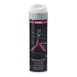 E-COLL PRO Markierspray 500ml weiß