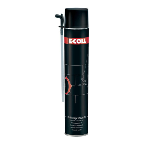 E-COLL PU-Montageschaum B3 750ml (MDI-haltig)