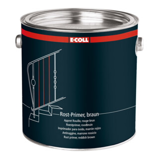 E-COLL Rostprimer 2,5L Eimer rotbraun