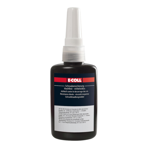 E-COLL Schraubensicherung 50g hochfest-mittelviskos