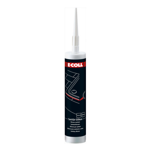 E-COLL Silicone sanitaire 310 ml transparent