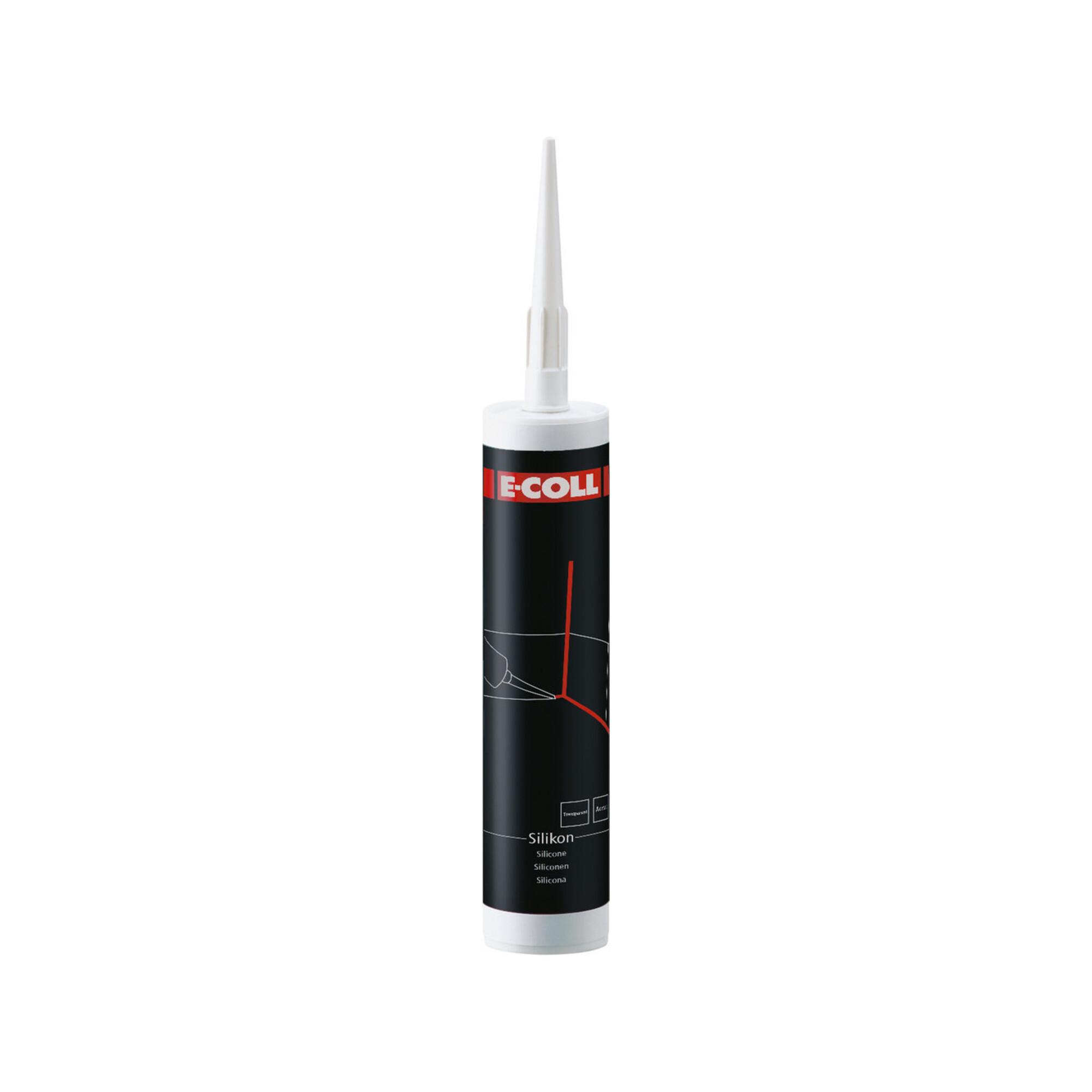 E-COLL Silikon-Dichtungsmasse 310ml transparent