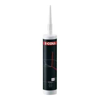 E-COLL Silikon-Dichtungsmasse 310ml weiß