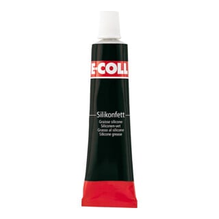 E-COLL Silikonfett 23g Tube, weiß