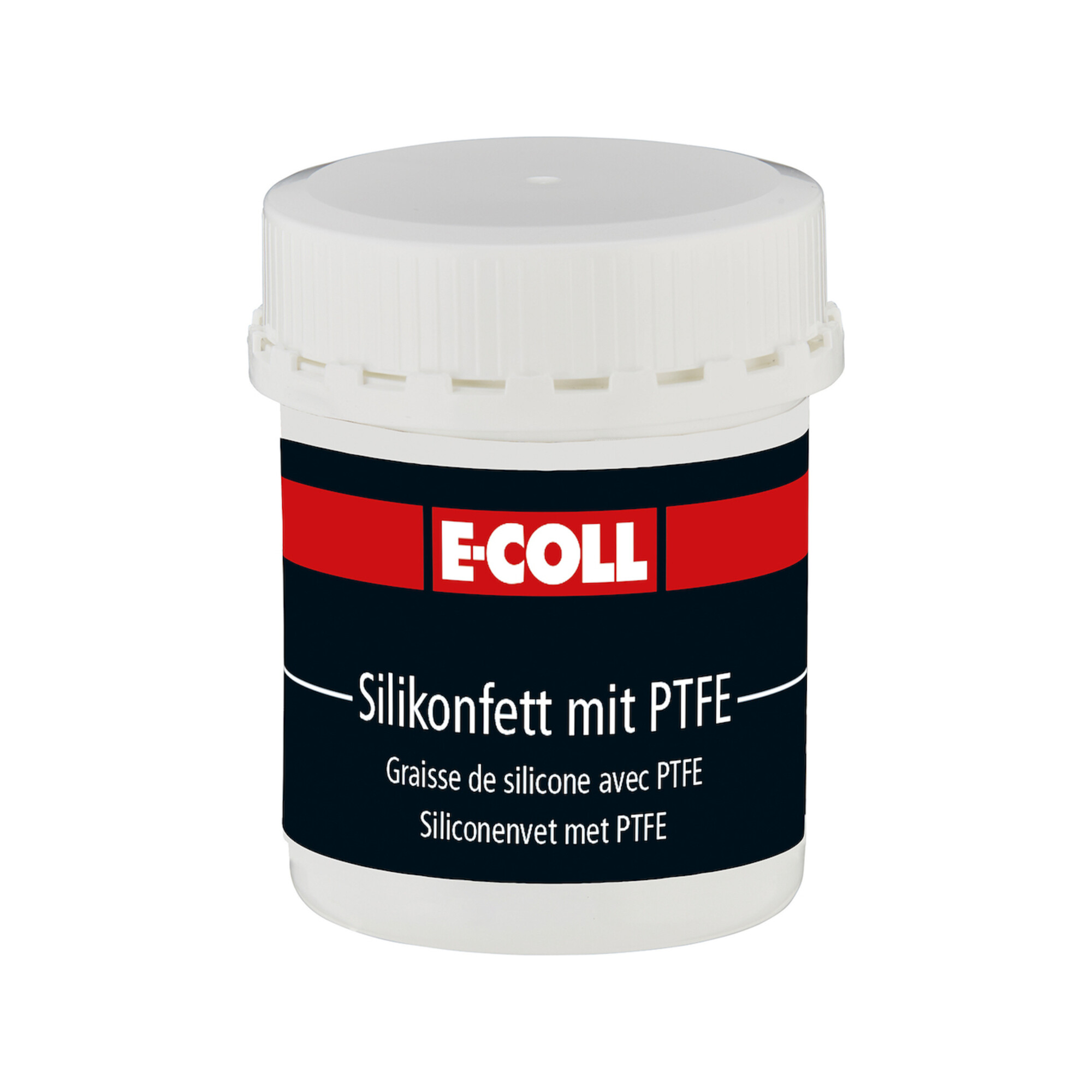 E-COLL Silikonfett mit PTFE 80g Dose, farblos