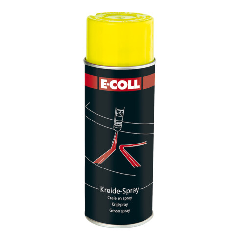 E-COLL Spray à craie 400ml jaune