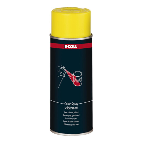 E-COLL Spray Couleur satinée 400ml jaune colza