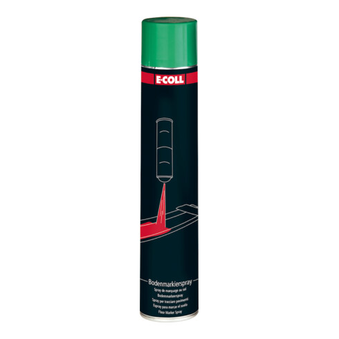 E-COLL Spray de marquage au sol 750 ml vert