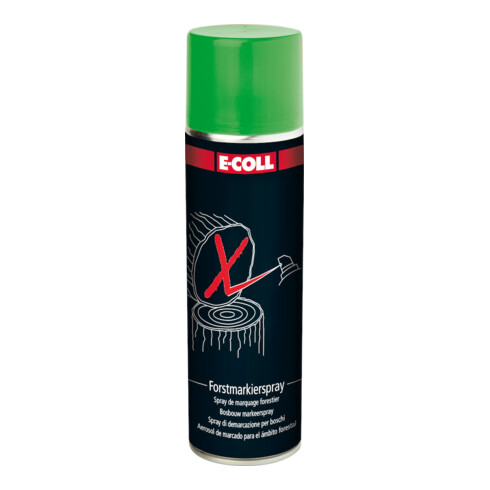 E-COLL Spray de marquage forestier 500ml vert