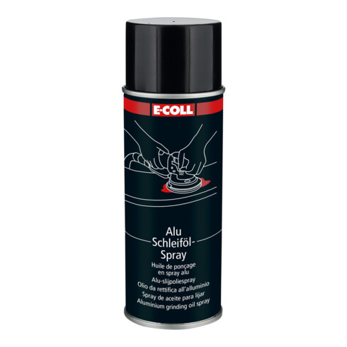 E-COLL Spray d’huile abrasive en aluminium 400 ml