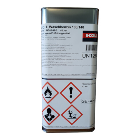 E-COLL Waschbenzin 6L Kanister