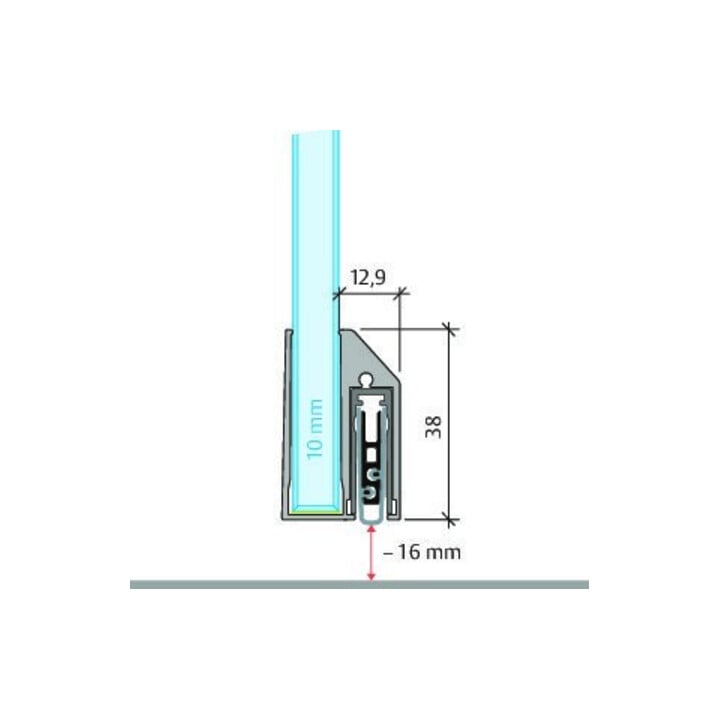 E/D/E Absenkdichtung Planet KG-A10 959 mm