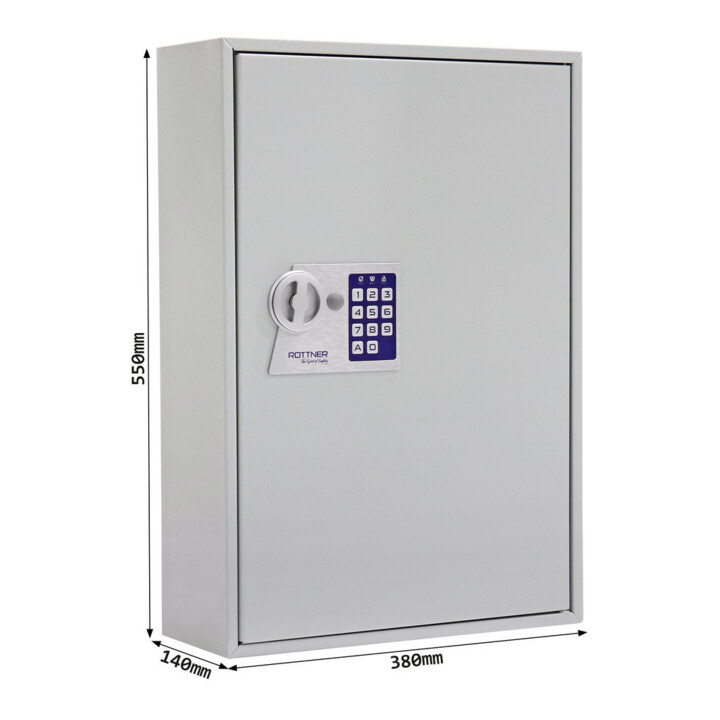 E/D/E Armoire à clés S 200 EL serrure électronique gris clair