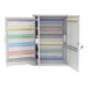 E/D/E Armoire à clés S 250 acier gris clair serrure à cylindre