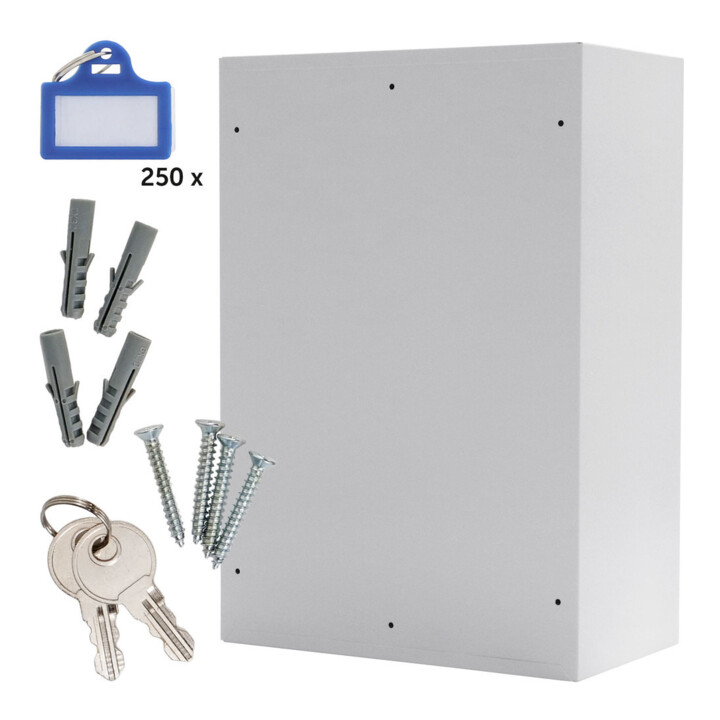 E/D/E Armoire à clés S 250 EL serrure électronique gris clair