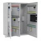 E/D/E Armoire à clés S 300 EL serrure électronique gris clair acier 550 x 380 x 205 mm