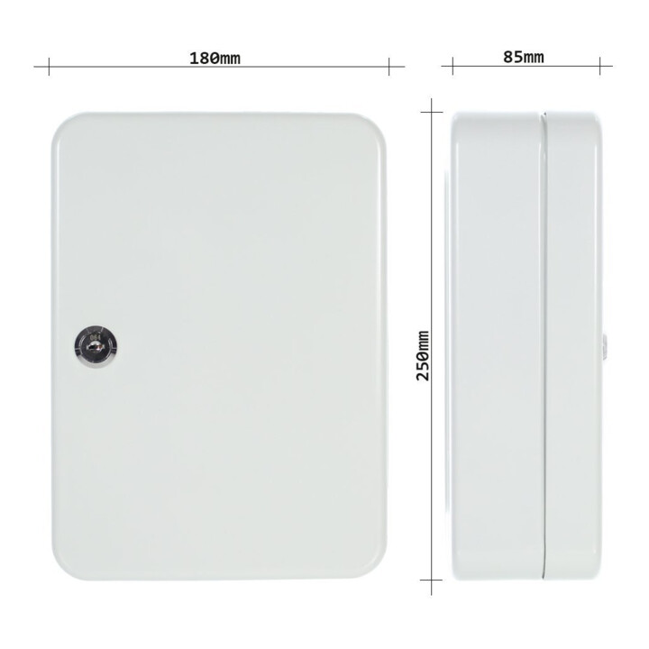 E/D/E Armoire à clés SK 20 serrure à cylindre gris clair