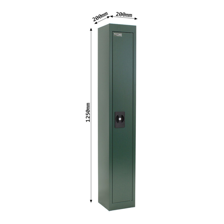 E/D/E Armoire à fusils GUN 1 verte serrure à cylindre
