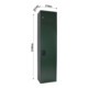 E/D/E Armoire à fusils Gun 5 Cargo serrure à cylindre vert