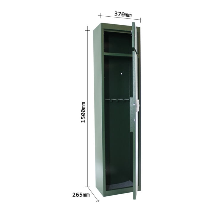 E/D/E Armoire à fusils Gun 5 EL Cargo serrure électronique verte