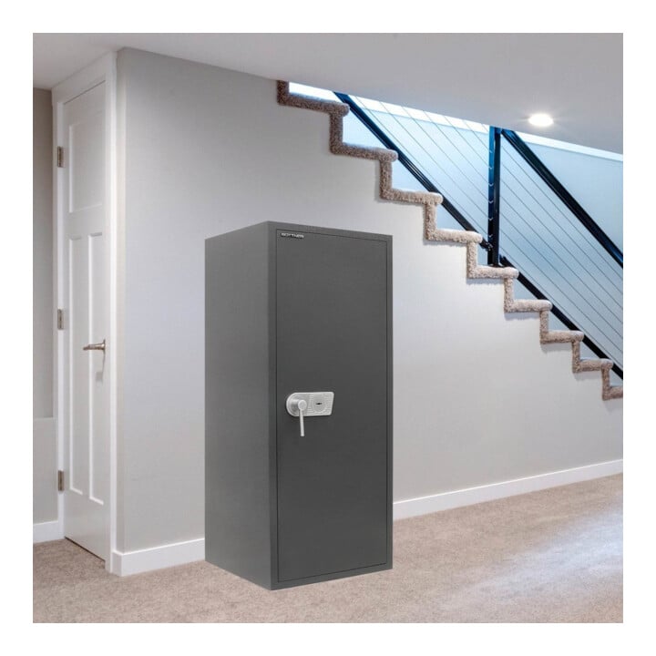 E/D/E Armoire à fusils Winchester 10 serrure à double panneton anthracite