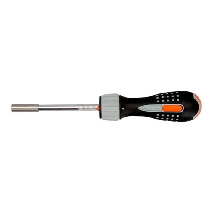 E/D/E Bit-Ratschen-Schraubendreher 1/4" magnetisch mit LED 6 Bits
