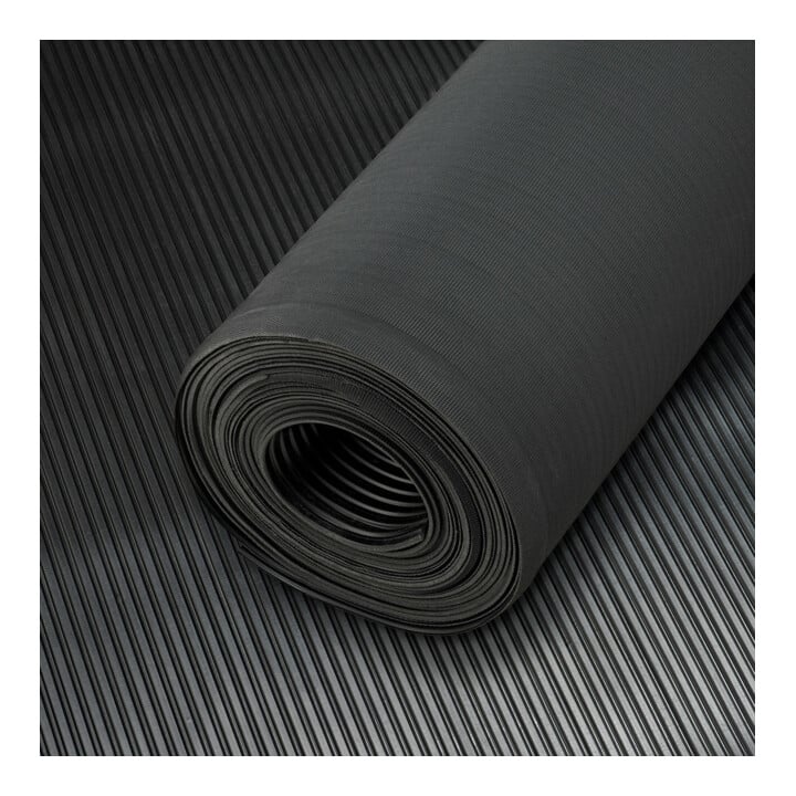 E/D/E Breitriefenmat PRO FORTIS 3mm 1200mm 10m zwart NR/SBR