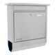 E/D/E Briefkasten Lettero Inox T06329 Zylinderschloss Edelstahl