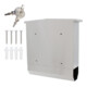E/D/E Briefkasten Lettero Inox T06329 Zylinderschloss Edelstahl