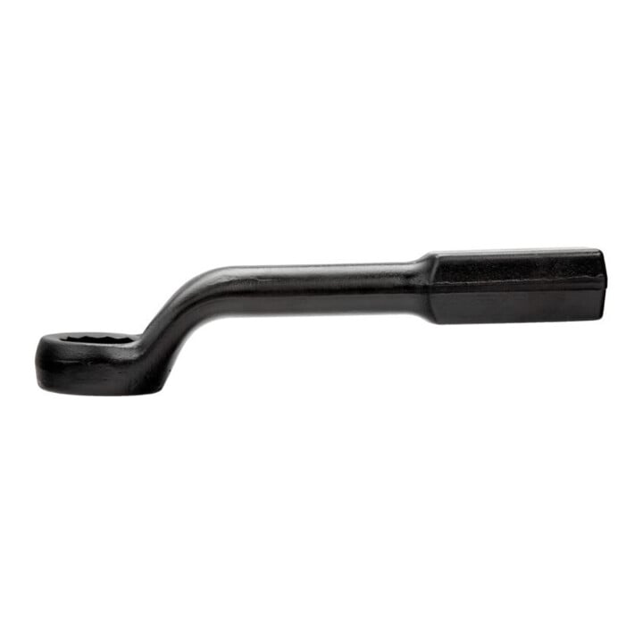 E/D/E Clé à anneau à chocs coudée profonde 12 pans 45° inclinée