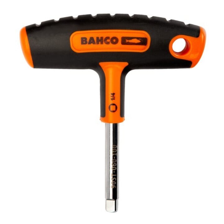 E/D/E Clé à douille 1/4" carré manche T 100 mm