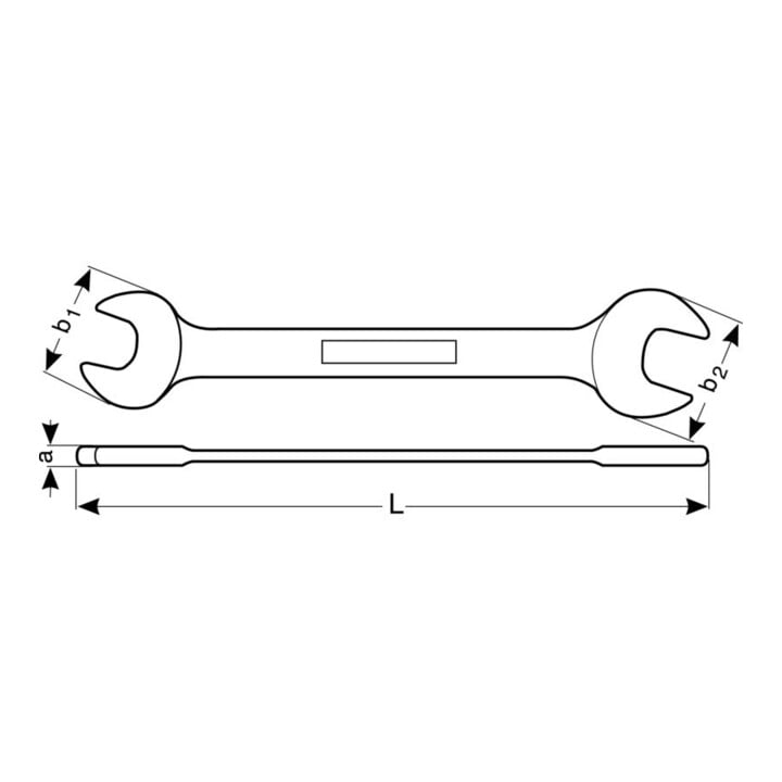 E/D/E Clé à fourche double 14x16 mm antidéflagrante