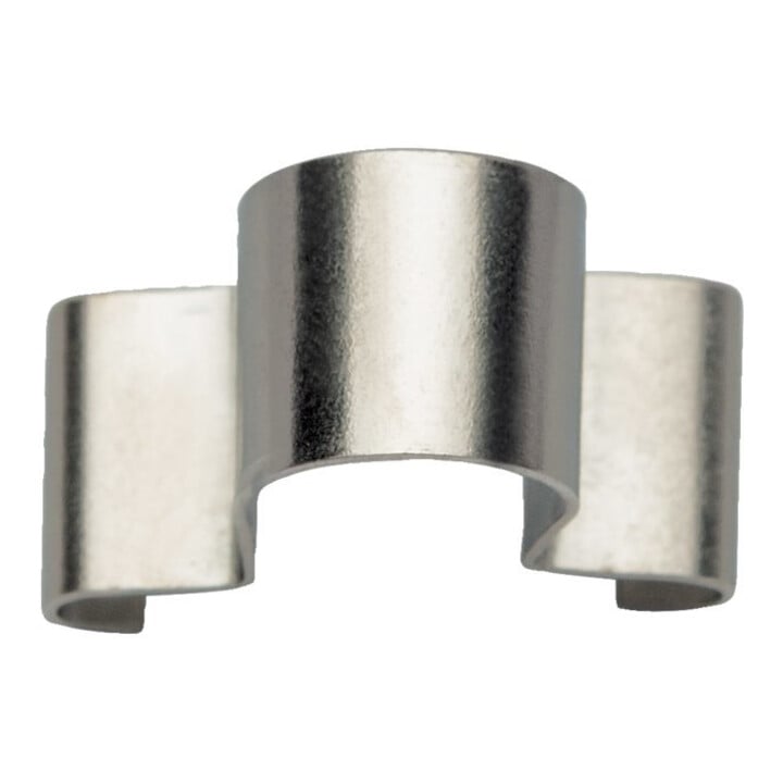 E/D/E Clips métalliques 3/8" Inserts Rail-187, -264 nickelés
