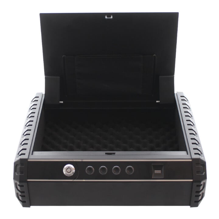 E/D/E Coffre-fort d’ameublement Gunmaster XL avec empreinte digitale noir