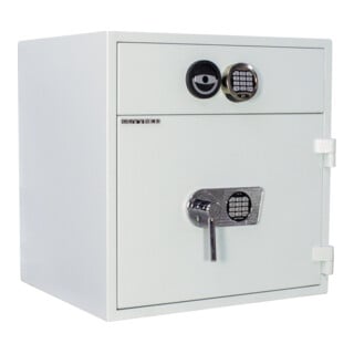 E/D/E Coffre-fort d’insertion pour meubles D1-70 serrure électronique gris clair