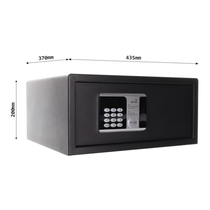 E/D/E Coffre-fort d’insertion pour meubles RFID Lap EL serrure RFID anthracite