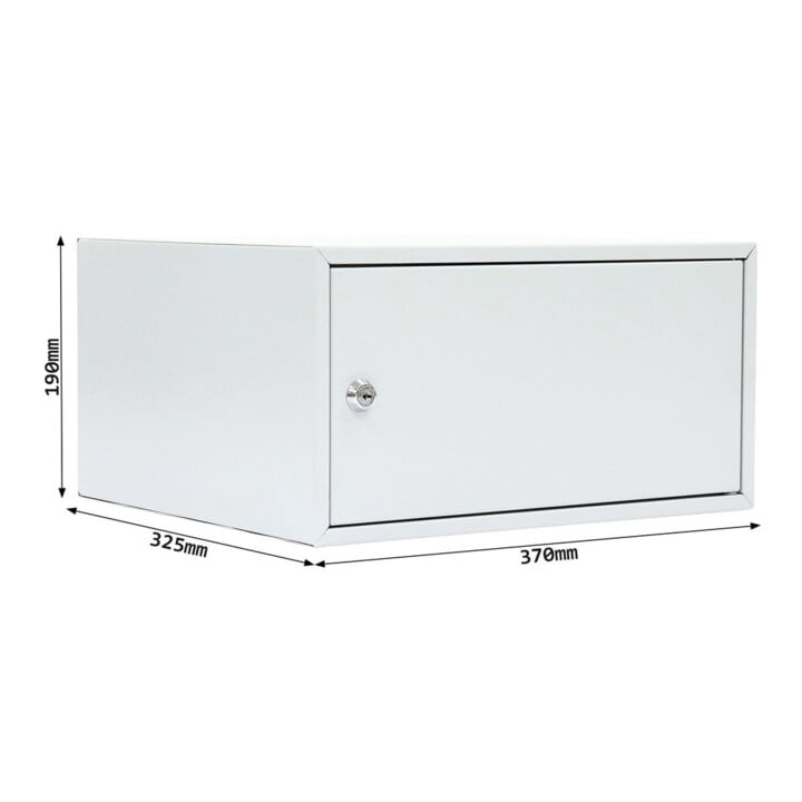 E/D/E Coffre-fort encastrable Home Case 4 serrure à cylindre gris clair