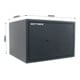 E/D/E Coffre-fort encastrable PowerSafe 300 serrure à double panneton anthracite